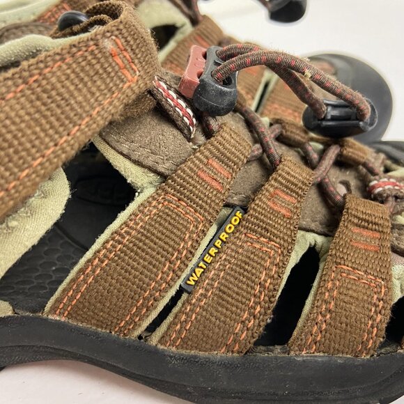 KEEN Adjustable Hiking Sandals Boys Brown Size 11 - Picture 4 of 9